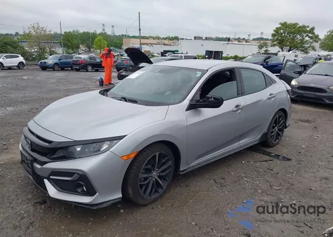 2020 Honda Civic Sport z USA, uszkodzony, nr VIN SHHFK7H43LU218622